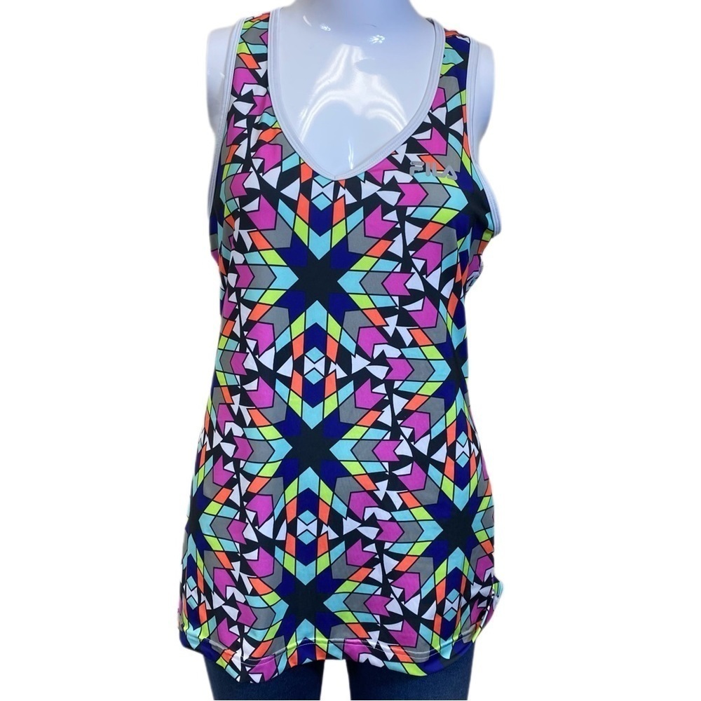 Fila Work Out Tank Top - Large - Bold Color & Design
